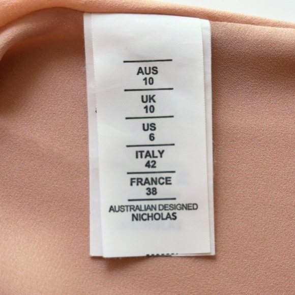 Nicholas The Label The Secret Garden Cold Shoulder Dress US Size 6 - Picture 10 of 11